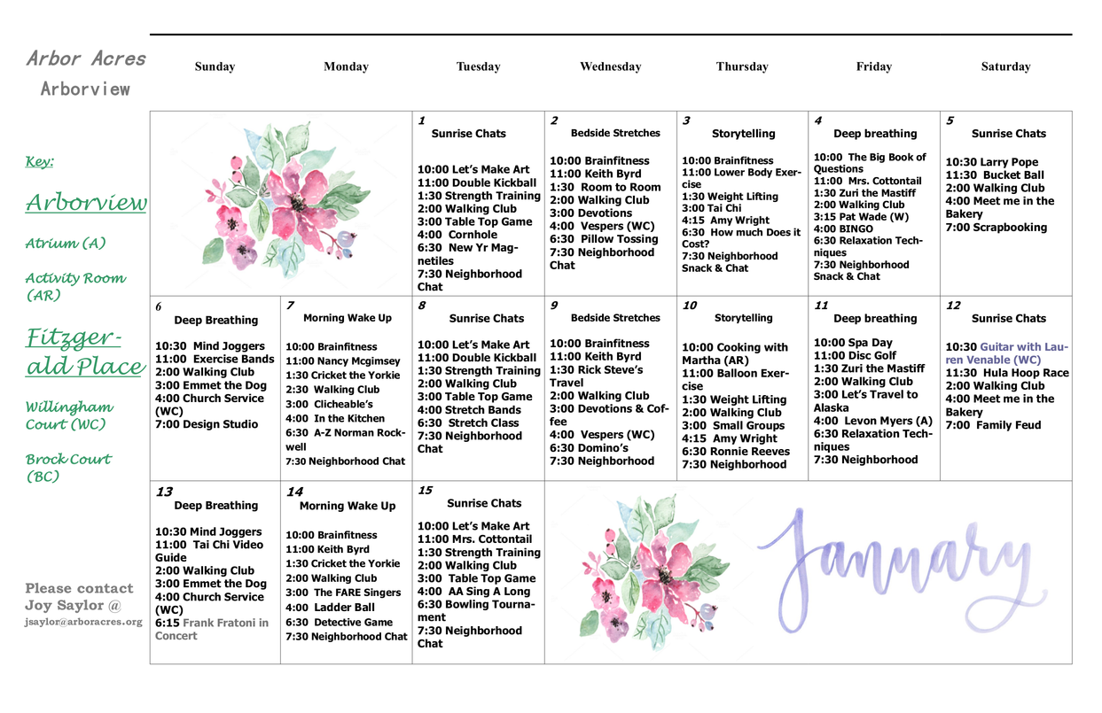 Arbor Acres Senior Living Community Assisted Living, Nursing Home